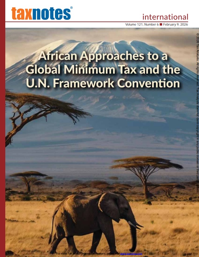 Cover Tax Notes International: Volume 121, Number 6, Feb 9, 2026