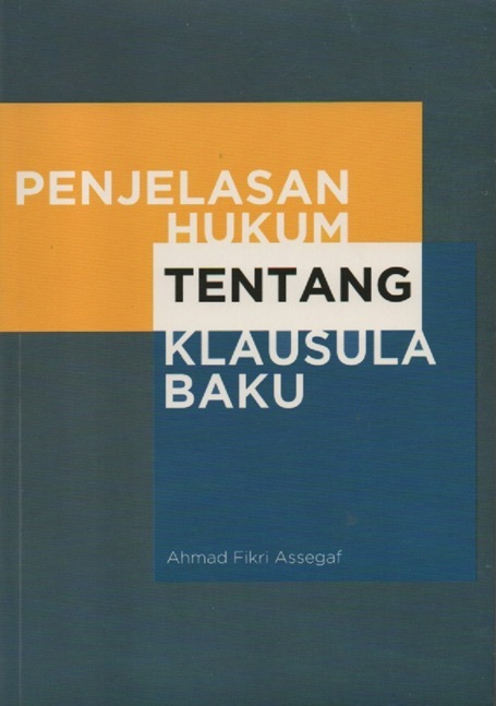 Cover Penjelasan Hukum tentang Klausa Baku