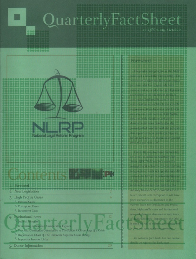 Cover Quarterly Fact Sheet