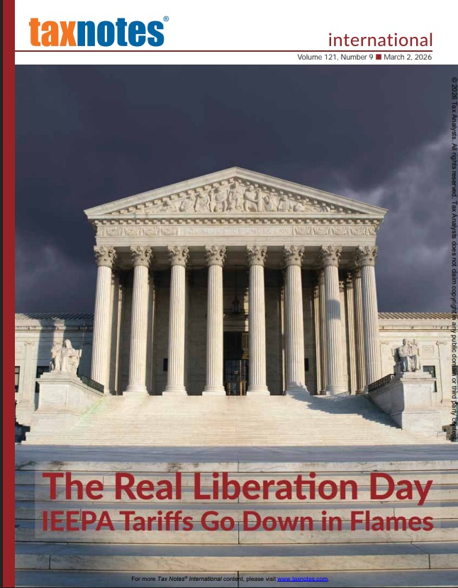 Cover Tax Notes International: Volume 121, Number 9, March 2, 2026