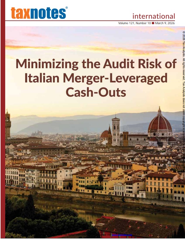 Cover Tax Notes International: Volume 121, Number 10, March 9, 2026