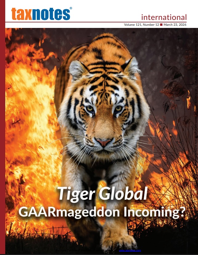 Cover Tax Notes International: Volume 121, Number 12, March 23, 2026