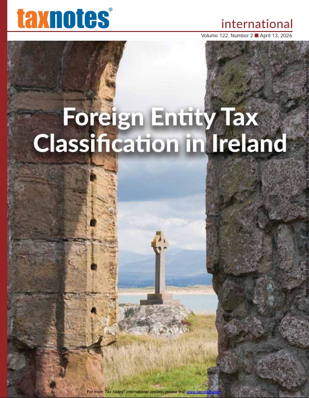 Cover Tax Notes International: Volume 122, Number 2, Apr 13, 2026