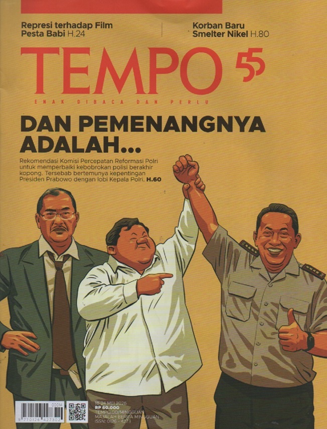 Cover Tempo: 18 - 24 Mei 2026
