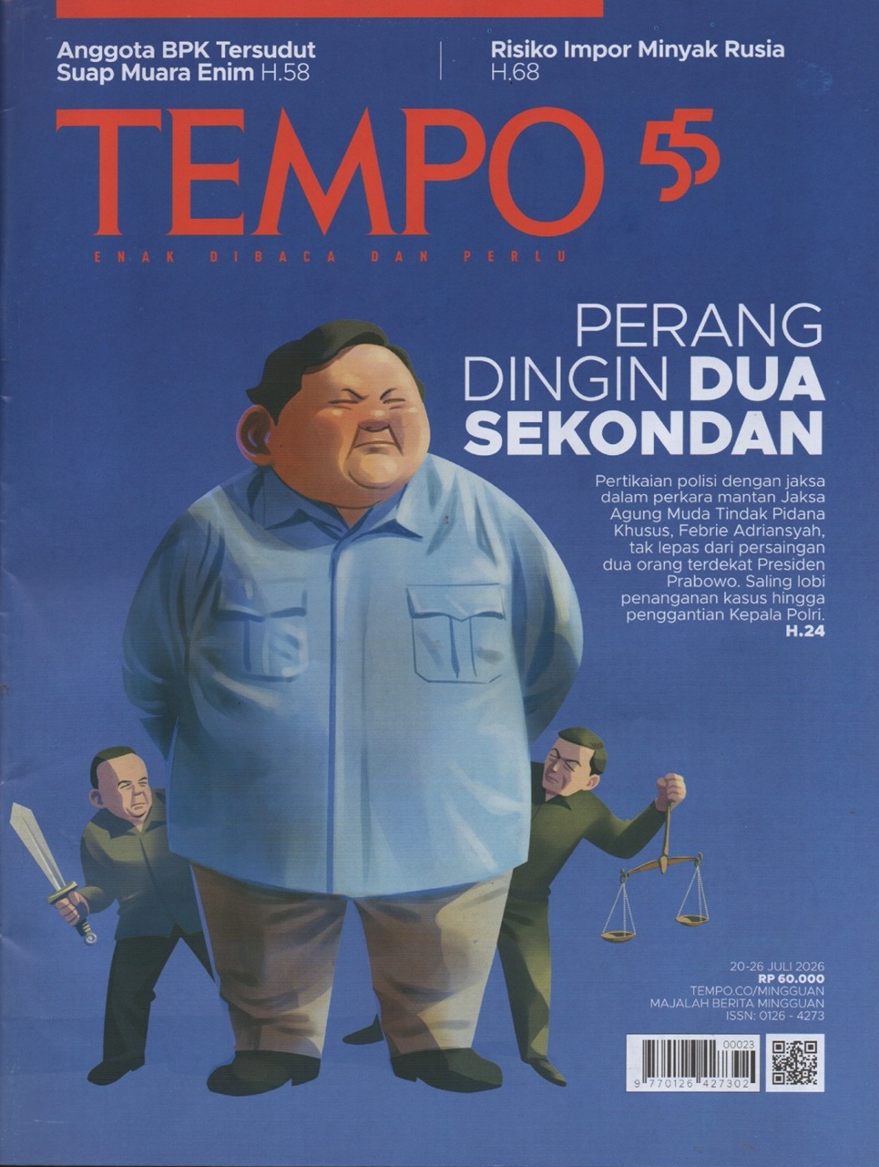 Cover Tempo: 20-26 Juli 2026