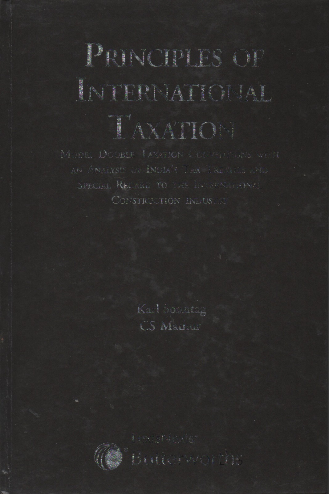 Cover Principles of International Taxation