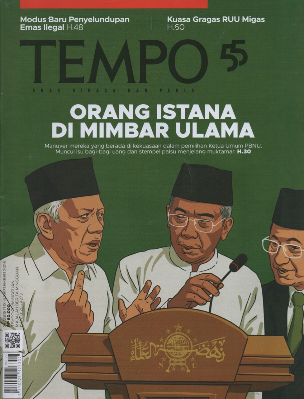 Cover Tempo: 31 Agustus - 6 September 2026