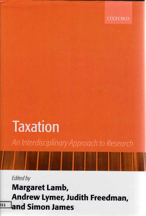 Cover Taxation : An Interdisciplinary Approach to Research