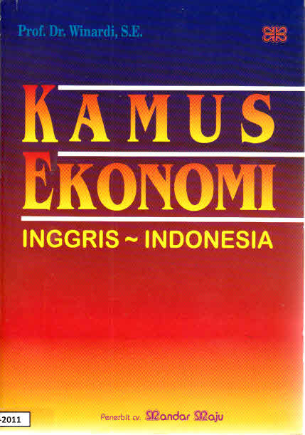 Cover Kamus Ekonomi Inggris Indonesia
