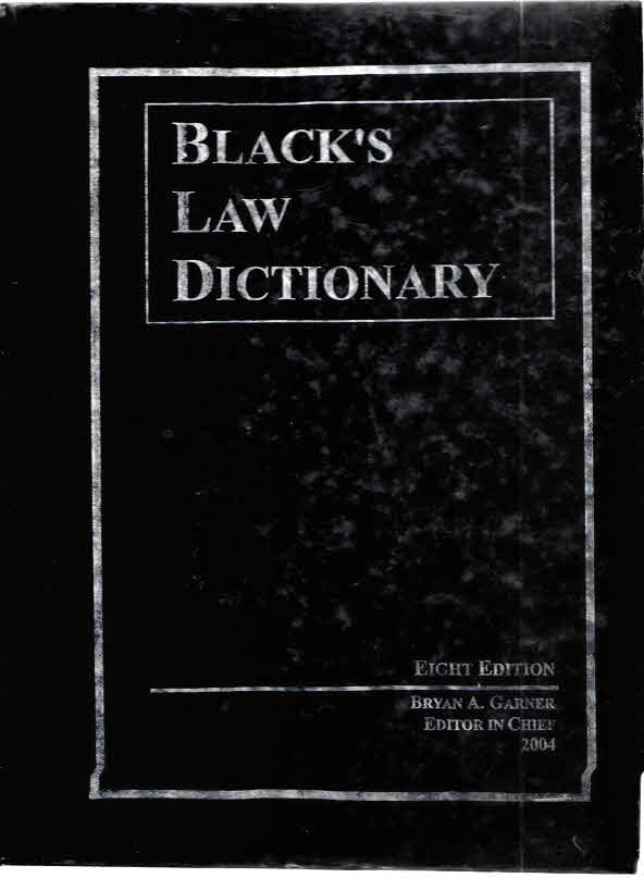 Cover Black's Law Dictionary