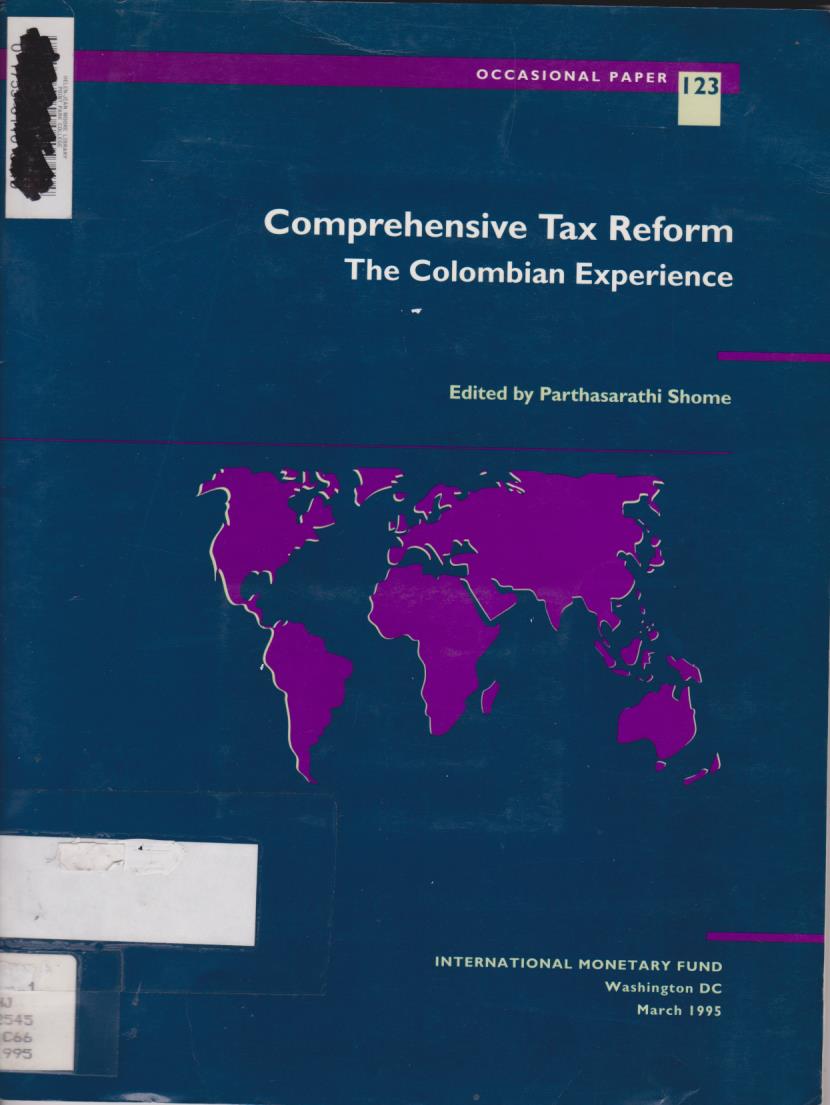 Cover Comprehensive Tax Reform The Colombian Experience