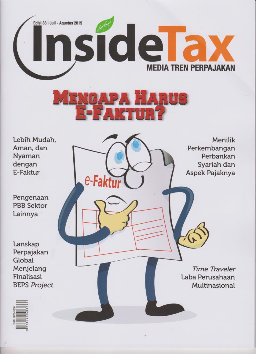 Cover Inside Tax Edisi 33, Juli - Agustus 2015