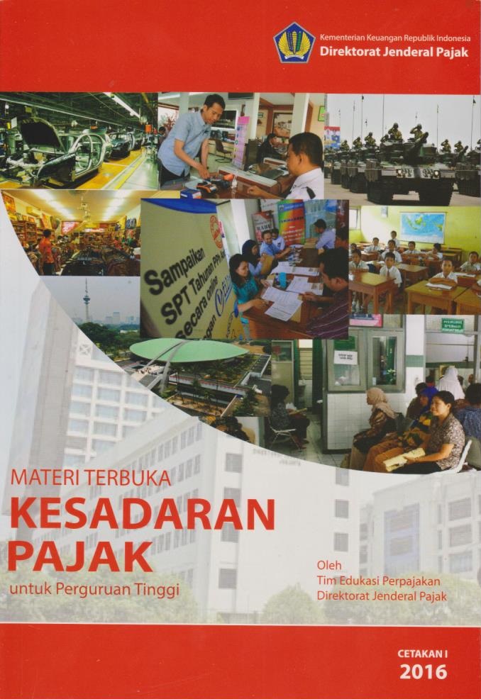 Cover Materi Terbuka - Kesadaran Pajak untuk Perguruan Tinggi (Cetakan I)