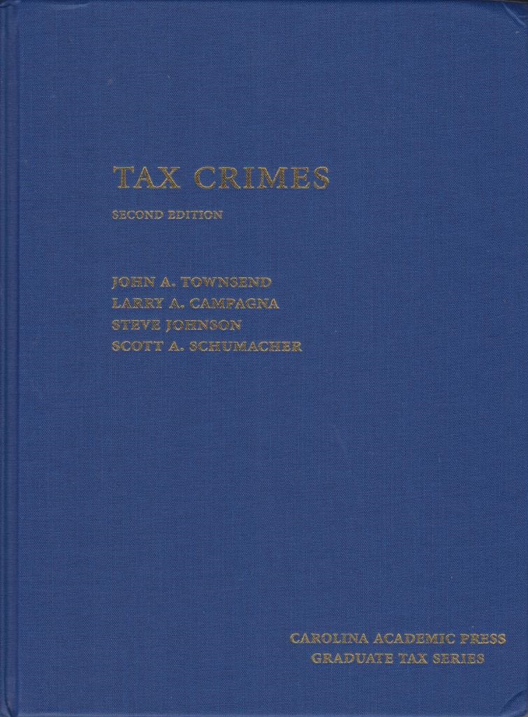 Cover Tax Crimes Second Edition