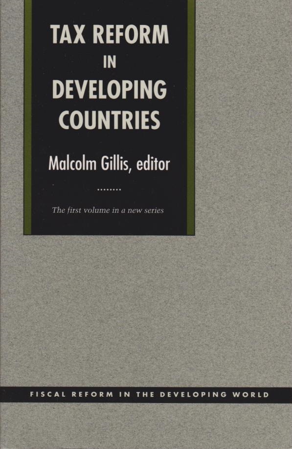 Cover Tax Reform in Developing Countries