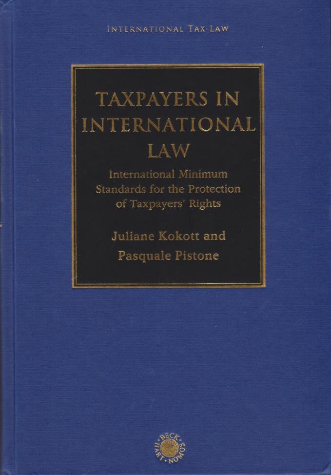 Cover Taxpayers in International Law: International Minimum Standards for the Protection of Taxpayers' Rights