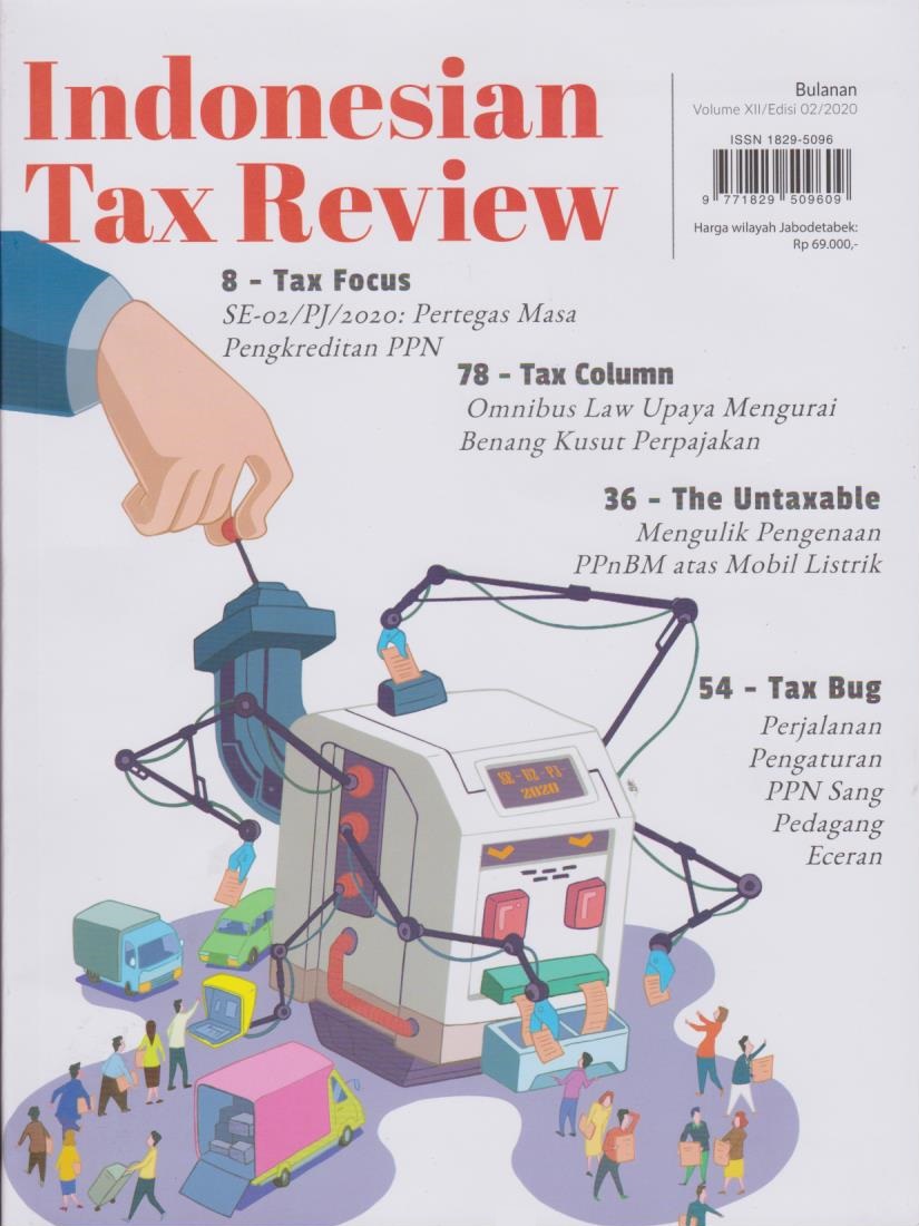 Cover Indonesian Tax Review: Cerdas Mengupas dan Independen Volume XII/Edisi 02/2020