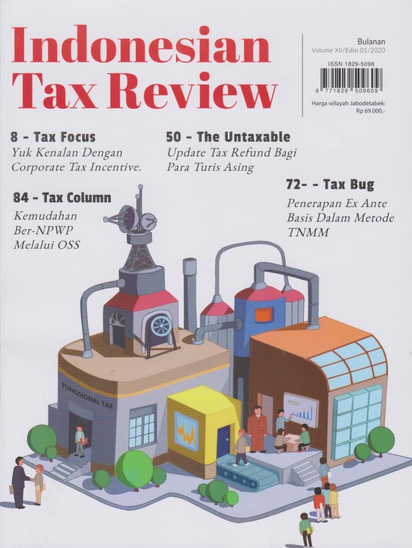 Cover Indonesian Tax Review: Cerdas Mengupas dan Independen Volume XII/Edisi 01/2020